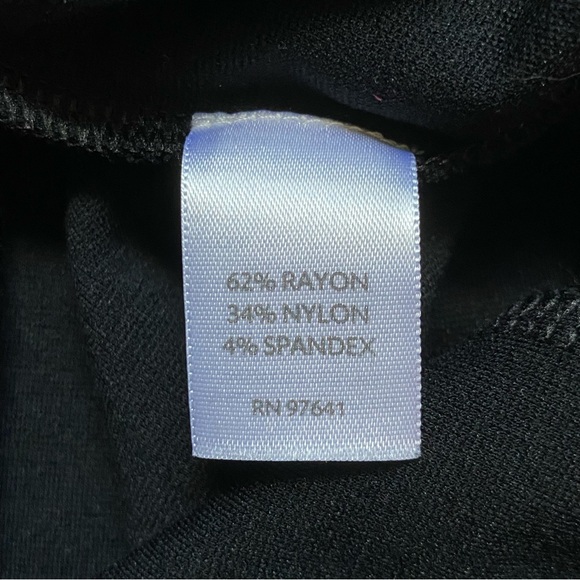 J. Jill Wide Leg Ponte Pants Black Size Medium Petite - Picture 3 of 9